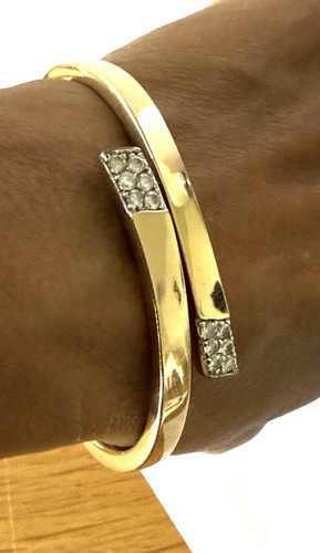 Bracelet jonc plaqué - bracelet,