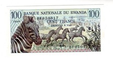 RWANDA  AFRIQUE  BILLET 100