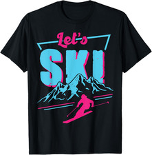 T-Shirt De Ski Rétro –