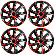 4x Enjoliveurs QUAD BICOLOR