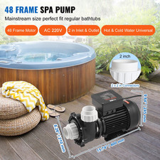 2-Speed 1.5HP Spa Pump 110V