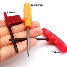 T4 to T30 Six Lobe Torx Tamper Proof Security Bolt Screwdriver Screw Driver Key