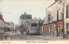 Old postcard 92 Chatillon rue du Ponceau