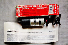 Graupner 500 race 7.2V electric motor + planetary gearbox speed gear 2.8/1