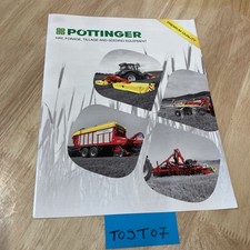 Pöttinger remorque herse etc prospectus catalogue publicité matériel agricole