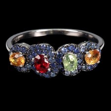 Bague En Argent 925 Sertie