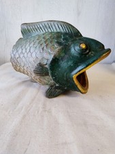 Vase en terre cuite Chine XXe Carpe