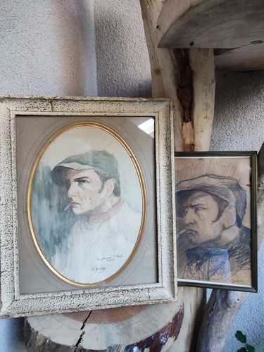 Ancien tableau manuel jardines - ancien,