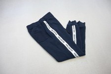 Hollister Jogger Sweat Pants Relaxed Fleece With Pockets Blue Mens Sz Large