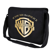 Si Vous Vois Da Police Warn A Brother Fun Motif Sac à Bandoulière Messenger