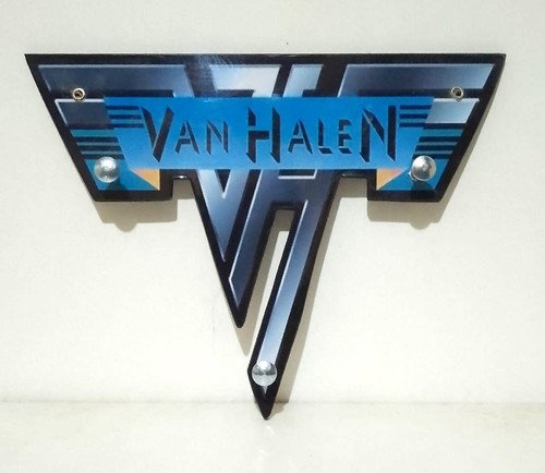Vanhalen porte clés en bois - vanhalen,