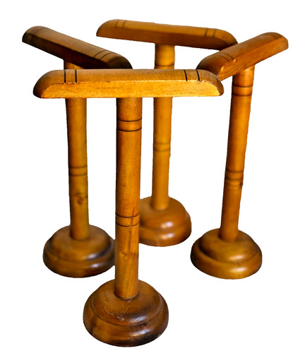 Lot porte chapeaux bois - lot,