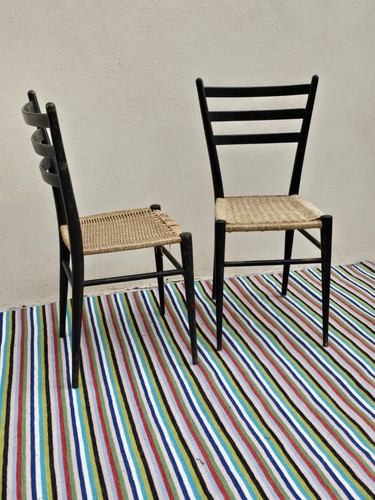 Paire chaises dlg cassina gio - chaises,