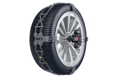 Paire chaines neige - chaines, a