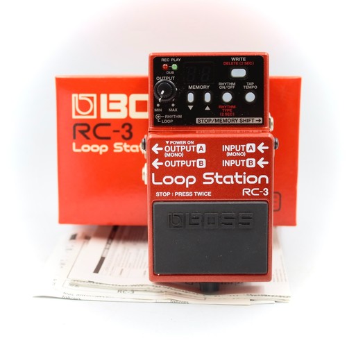 Boss loop station with - rc-3,