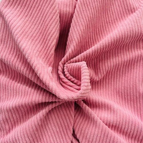 Velours côtelé rose - velours,