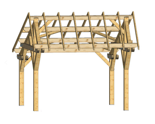Habrita carport double - carport,