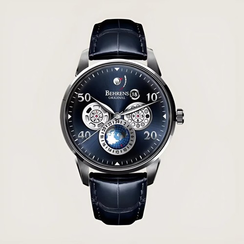 Montre mécanique orbitale
