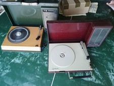 Lot de 2 Électrophones tourne disque Valise Philips 22GF110  pour Pièces 