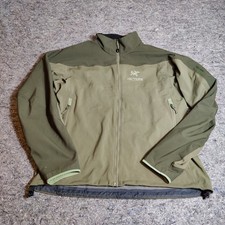 Arc'teryx Two Tone Green Sigma AR Windstopper Softshell Jacket Size Large