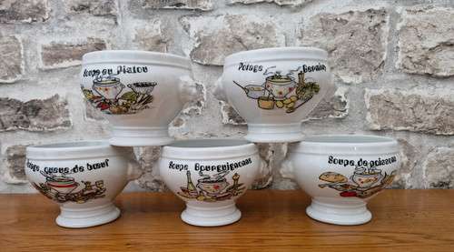 Bol soupe porcelaine - porcelaine, apilco