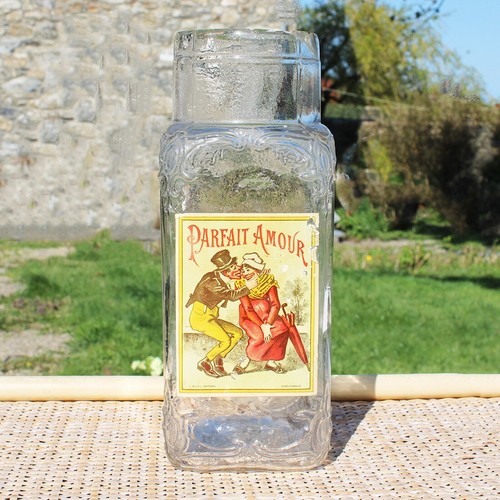 Ancien bocal confiserie en - à,