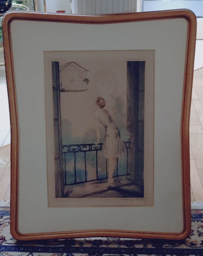 Gravure louis icart montmartre - gravure,