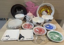 Hello Kitty Kitchen Canister Set Bowls Tupperware Plates Collectible Japan