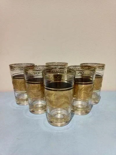 Lot verres thé m - à,