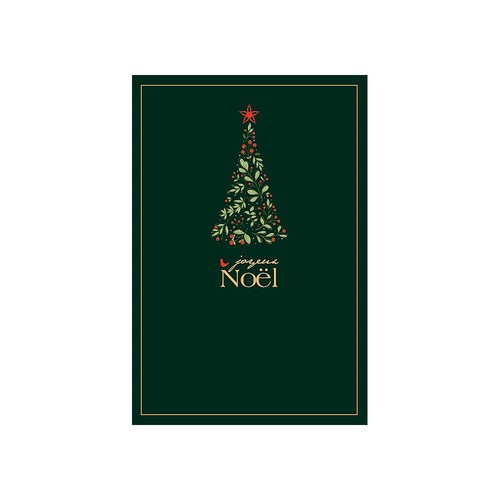 Carte voeux joyeux noël - de,