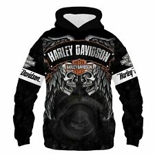 Harley Davidson 3D Hoodie, Harley Davidson Unisex Size Full Lightweight Hoodie