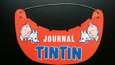 Tintin Kuifje casquette visière de plage années 50 ou 60 superbe