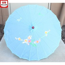 Floral Parasol Umbrella Bamboo