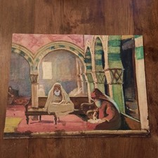 Tableau Huile Toile Portrait