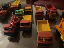 SITAP en lot De 12 (Porte Engins-Bulldozer Et Camion Remorque Jaune : Vendus)