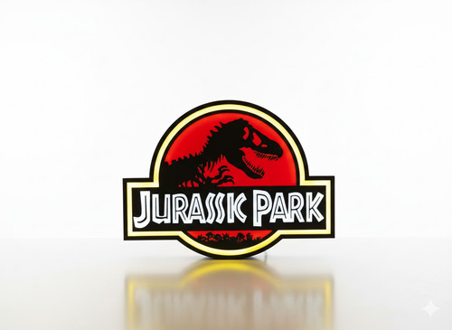 Logo lumineux jurassic park - lumineux,