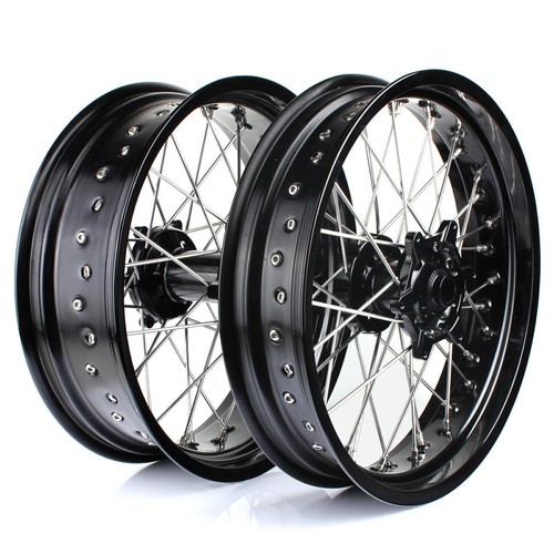 Noir supermoto roues - noir,