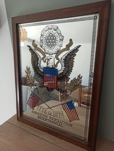 Grand miroir vintage american - miroir,