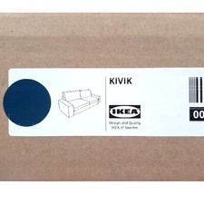 IKEA KIVIK Cover for 3-Seat Sofa | Kelinge Gray-Turquoise 005.269.79