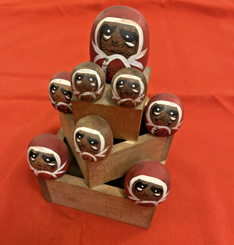 Daruma grande boîte vintage - boîte,