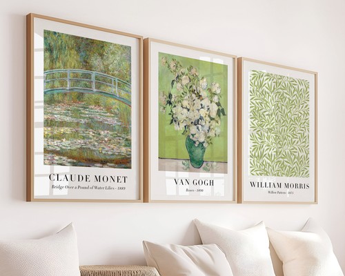 Lot affiches monet van - lot, 3
