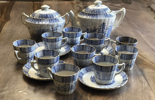 Ancien service café - ancien, a