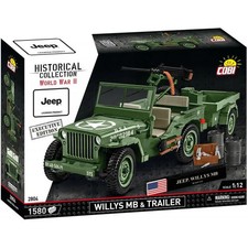 WILLYS MB&Trailer EXECUTIVE EDITION 1:12 COBI-2804