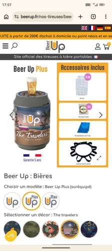 Beer plus pompe - up,