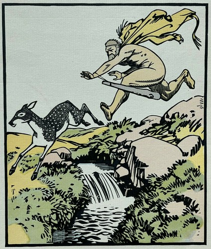 Biche pieds airain - pieds,