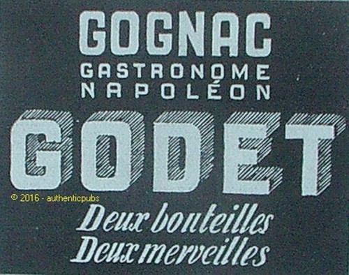 Publicite godet cognac - godet,