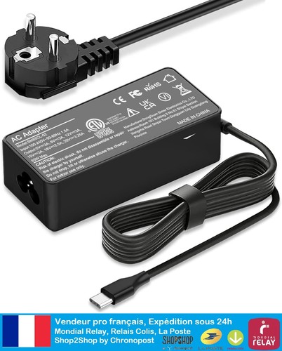 Chargeur 65w 45w - 65w, pour