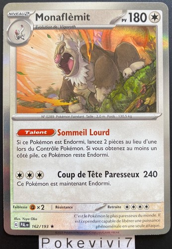 Carte pokemon monaflemit - carte,