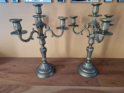 Paire chandeliers style - paire, de