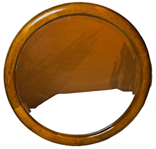 Miroir cadre bois rond - cadre, en